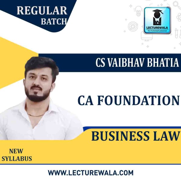 CA Foundation Business Law Regular Course : Video Lecture + Study ...